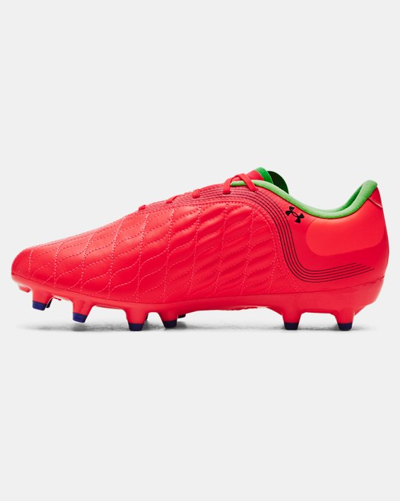 Women's UA Magnetico Pro 3 FG Soccer Cleats in Red image number 1